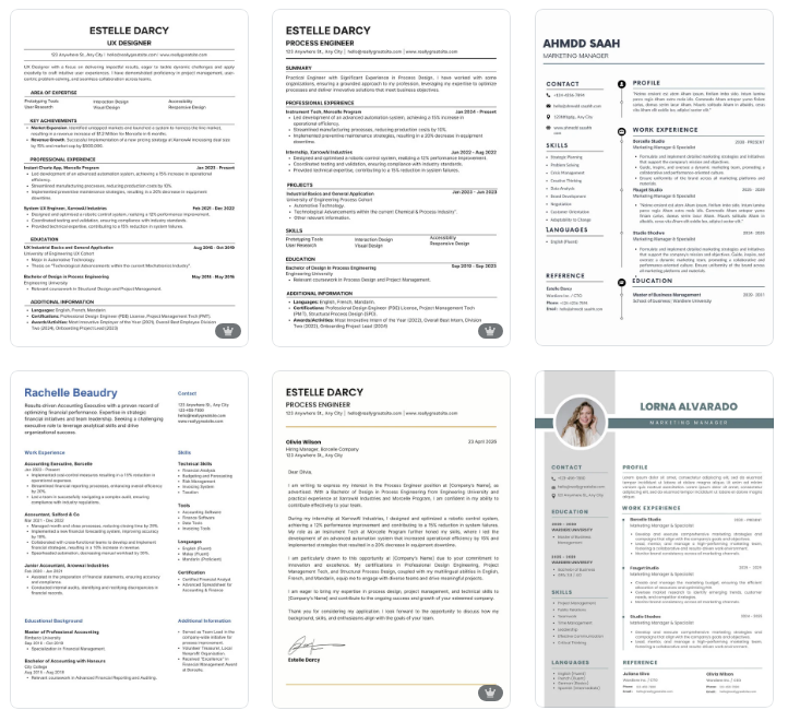 Desain CV Profesional